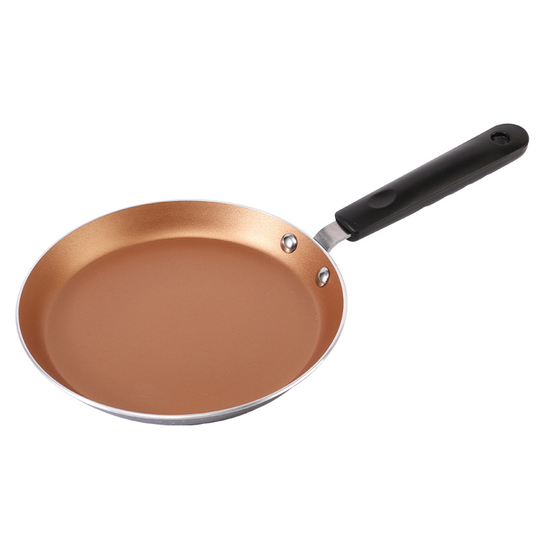 Neprijanjajuća tava za prženje, kompatibilna s indukcijskim pločama, aluminijska legura, složeno dno, dubina 2 cm