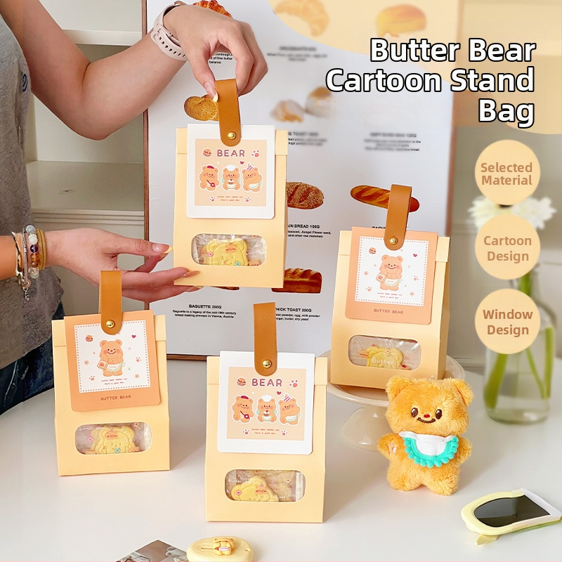 Vrecúško na sušienky s okom a stojacim dnom — injekčné tvarovanie balenie nugátových sladkostí a karameliek; Značka: Meiti; Proces: injekčné tvarovanie; Súkromná značka povolená; Tolerancia hmotnosti ±5%