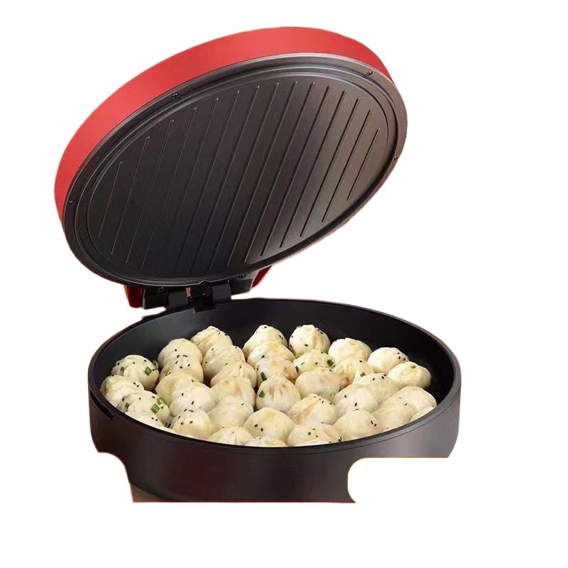 Mașină electrică de crepe cu părți detașabile și lavabile, încălzire pe o singură față, control prin buton, 1500 W+