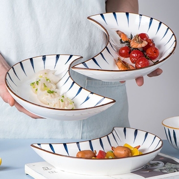 Set porțelan Nordic: platouri și vase de servire
