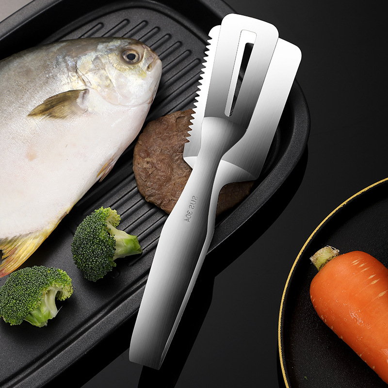 Хранителна щипка от 304 неръждаема стомана – многофункционална, устойчива на високи температури, устойчива на корозия