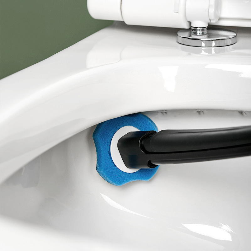 Jednokratni set četke za WC, zidna montaža, duga drška, plastika, 430 g, pakiranje karton, 1 komad