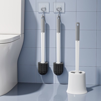 Set četkica za zahod s postoljem – plastika, težina 201,5 g, pakiranje: Opp vrećica, marka Zhiben bear