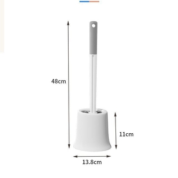 Set četkica za zahod s postoljem – plastika, težina 201,5 g, pakiranje: Opp vrećica, marka Zhiben bear