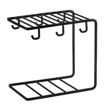 Držač za šalice kave s visećim dizajnom, europski stil, lagani luksuzni retro, od željeza, skladištenje šalica