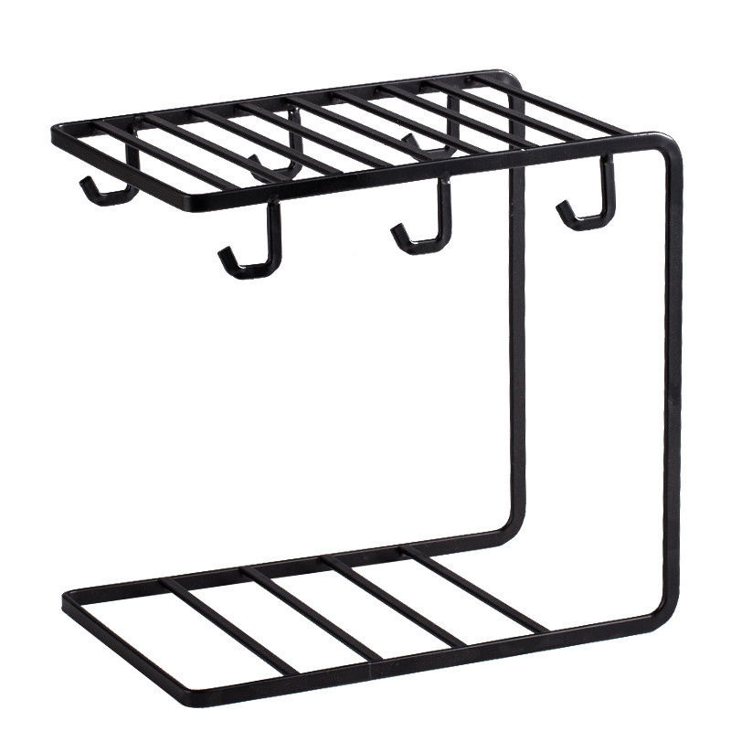 Držač za šalice kave s visećim dizajnom, europski stil, lagani luksuzni retro, od željeza, skladištenje šalica