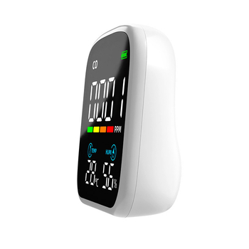 Detector portabil de monoxid de carbon – model ZN-PV28-CO, interval de măsurare 0-1000 ppm, măsoară CO, temperatură și umiditate, 3.7V DC, precizie 1%