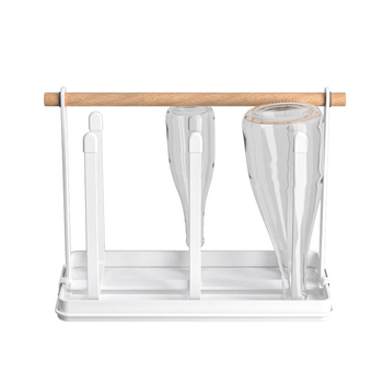 Držač čaša od željeza, moderan minimalistički dizajn, stolni skladišni stalak, bez bušenja