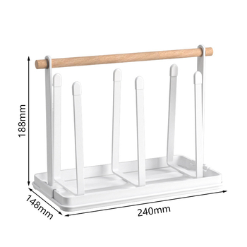Držač čaša od željeza, moderan minimalistički dizajn, stolni skladišni stalak, bez bušenja