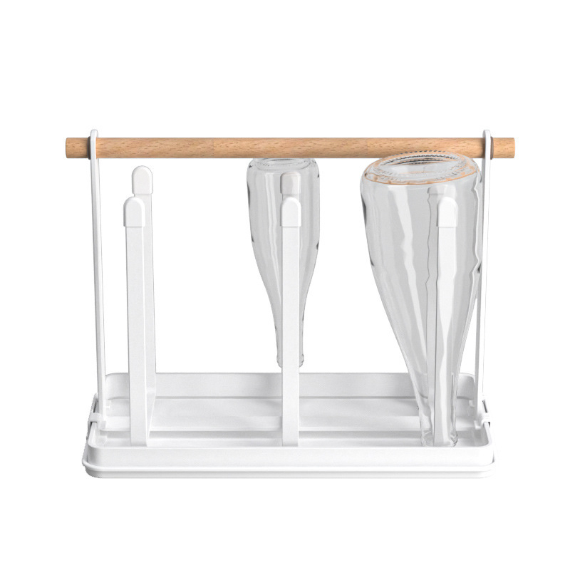 Držač čaša od željeza, moderan minimalistički dizajn, stolni skladišni stalak, bez bušenja