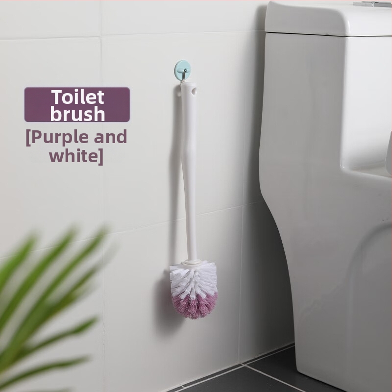 Camellia Plastična četka za WC s mekanim vlaknima, ljubičasta i bijela