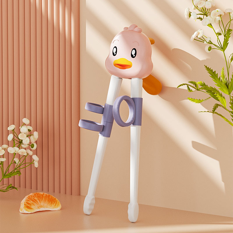 Učne štapiće za djecu | ABS materijal | 3-djelni set | od 6 mjeseci | Crtani dizajn, korekcija držanja