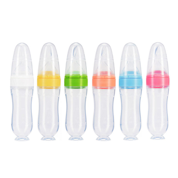 Xiwang szilikon bébi etetőkanál, 6 hónapos kortól, minimalist stílus