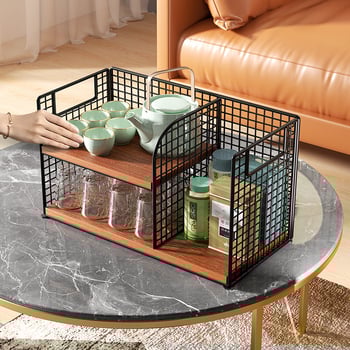 Metalni stalak za čaše za stolni prostor, višeslojni, modernog stila, model 101ZM, višefunkcionalan