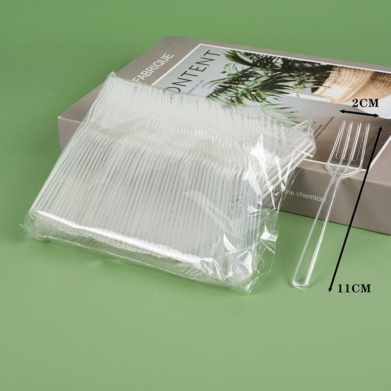 Jednokratna plastična vilica za voće za djecu, prehrambeno siguran materijal, jednostavan stil