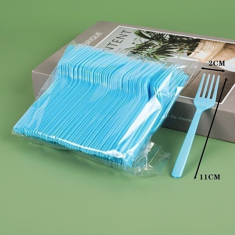 Jednokratna plastična vilica za voće za djecu, prehrambeno siguran materijal, jednostavan stil