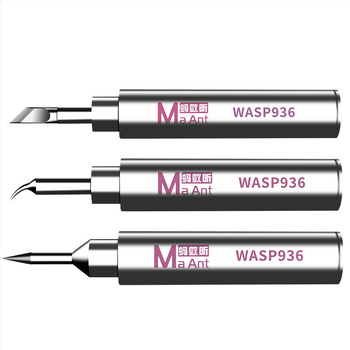 Ant Xin Little Hornet Pro άκρη συγκόλλησης χωρίς μόλυβδο, κατασκευή από ατσάλι, ευθεία και καμπύλη λάμα