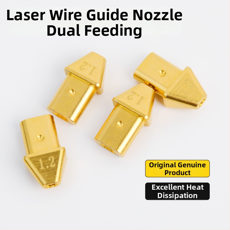 Laserová vodiaca dýza pre vodiace drôt pre ručné laserové zváranie, dvojité podávanie drôtov, 120W, model 50875B, príslušenstvo výstupu drôtu 76C
