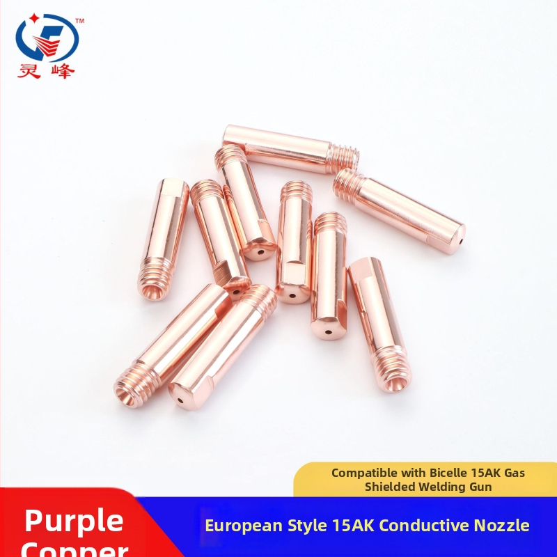 Spotrebný materiál na zváranie: plynové MIG zváranie, kontaktná špička, tryska pre európsky štýl zváracieho pištoľa