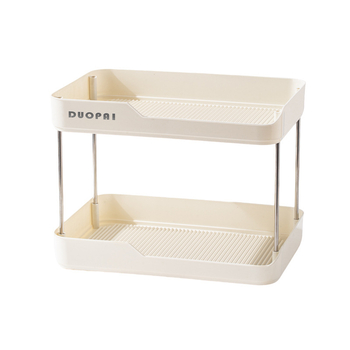 Plastični organizator za čaše, dvostruki nivo, za toaletni stol