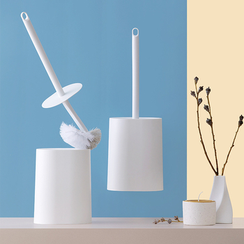 Camellia gömbölyű WC-kefe fúrás nélkül, műanyag, 85 g, egy darab csomagolás