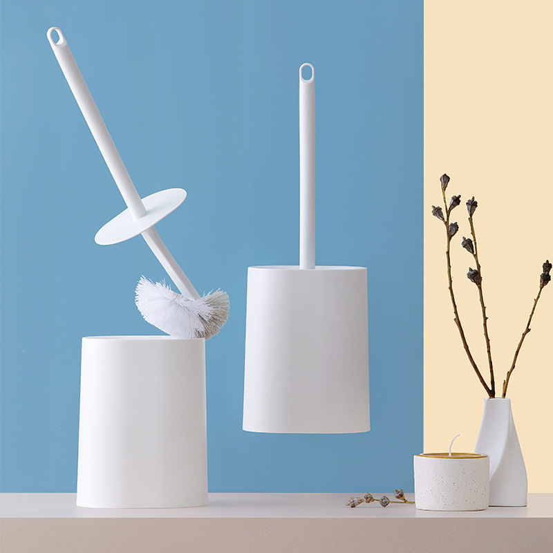 Camellia gömbölyű WC-kefe fúrás nélkül, műanyag, 85 g, egy darab csomagolás