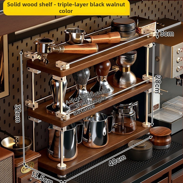 Držiak na poháre a úložný regál – kovový, multifunkčný, klasický štýl, model JA102, značka Wangu