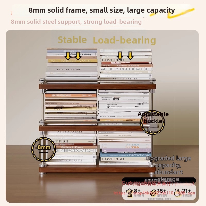 Držiak na poháre a úložný regál – kovový, multifunkčný, klasický štýl, model JA102, značka Wangu