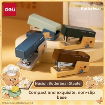 Deli NS083-B Μίνι Συρραπτικό, για μαθητές, συμπαγές, δέσιμο 25 mm, 40 φύλλα