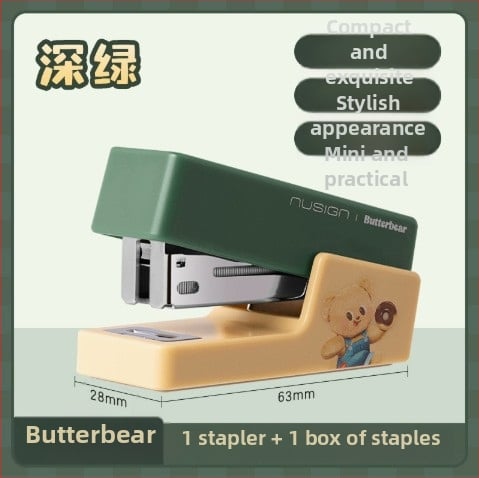 Deli NS083-B Μίνι Συρραπτικό, για μαθητές, συμπαγές, δέσιμο 25 mm, 40 φύλλα