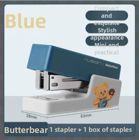 Deli NS083-B Μίνι Συρραπτικό, για μαθητές, συμπαγές, δέσιμο 25 mm, 40 φύλλα