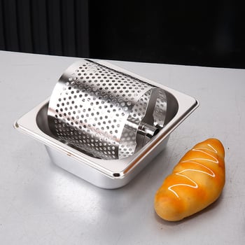 Неръждаем стоманен ролер за масло – Burren, апликатор за бургери с ролкова четка, пускане през 2025