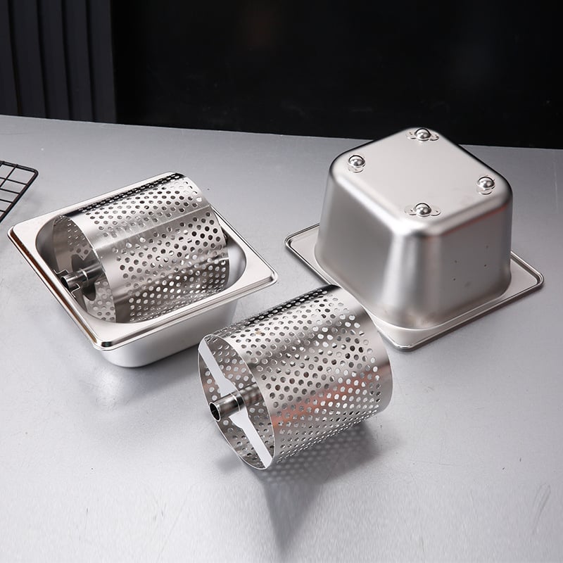 Неръждаем стоманен ролер за масло – Burren, апликатор за бургери с ролкова четка, пускане през 2025