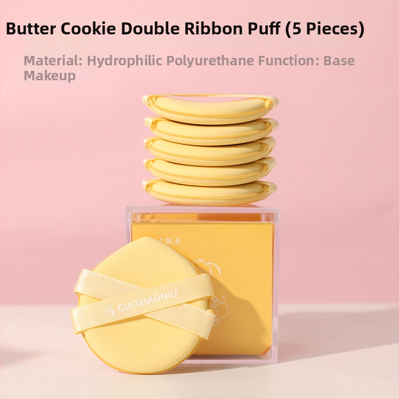 Гъба за грим Guo Xiaoniu Powder Puff – хидрофилни полиуретани, флокирана повърхност, номер на продукта Guo Xiaoniu Powder Puff, марка guoxiaoniu