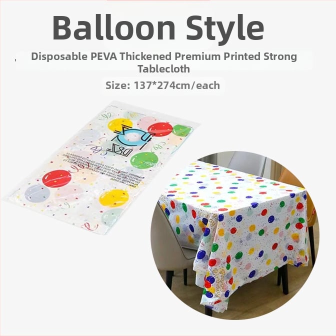 Еднократна покривка за маса от ПЭ пластмаса, удебелена, хранително качество, квадратна, за кетъринг и банкети