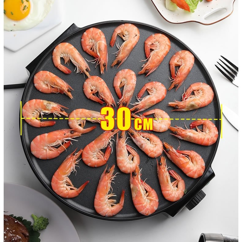 Електрическа плоча за палачинки AUX-LA102, 220V, 1200W, механично управление, подходяща за 4–5 души