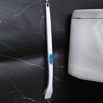 Egyszer használatos WC-kefe integrált tisztítószerrel, japán stílusú, műanyagból, Zhejiang eredetű, háztartási használatra