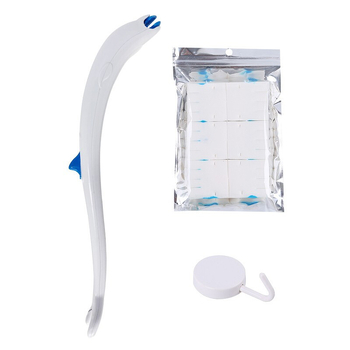 Egyszer használatos WC-kefe integrált tisztítószerrel, japán stílusú, műanyagból, Zhejiang eredetű, háztartási használatra