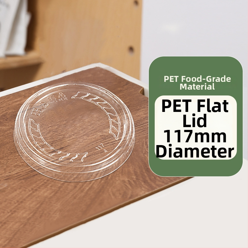 Egyszer használatos vastagított műanyag tál fedővel, átlátszó, elvitelre (anyag: műanyag; mikrohullámú sütő: nem; testreszabható)