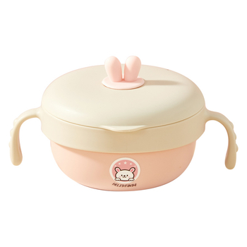 Set dječjeg posuđa od 316 nerđajućeg čelika s dizajnom Bear Family, 5 komada, za djecu od 12 mjeseci i starije