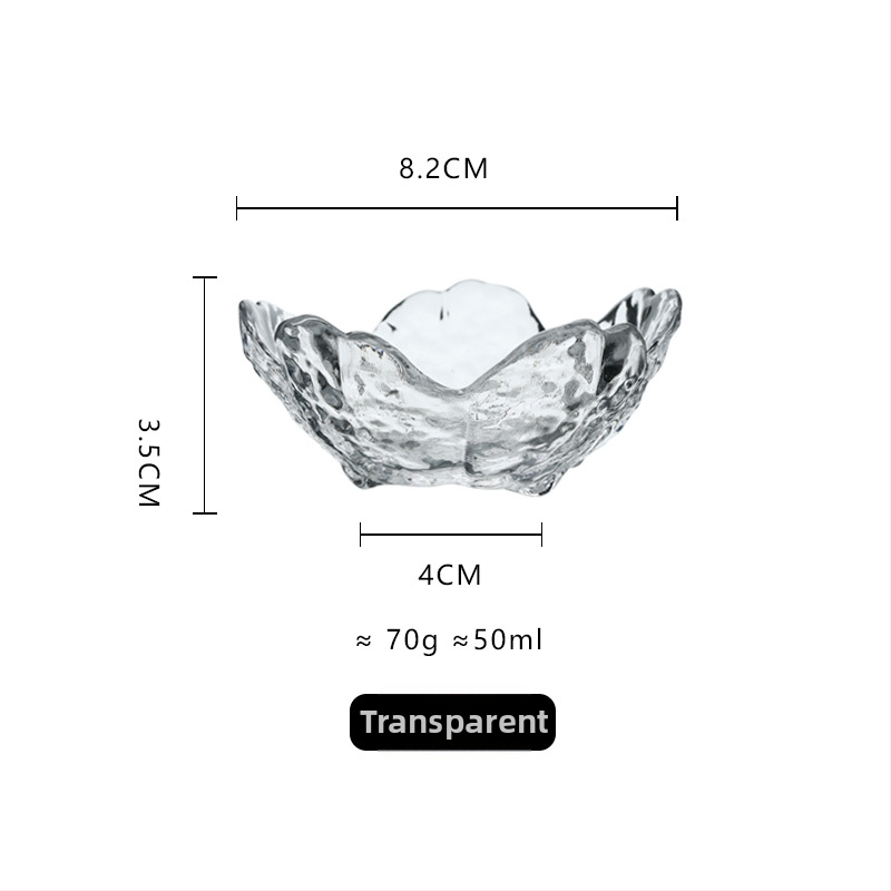 Üvegből készült szósztál, szabálytalan forma, kézzel festett felület, testre szabható, új kínai stílus