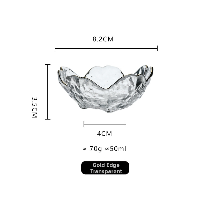 Üvegből készült szósztál, szabálytalan forma, kézzel festett felület, testre szabható, új kínai stílus