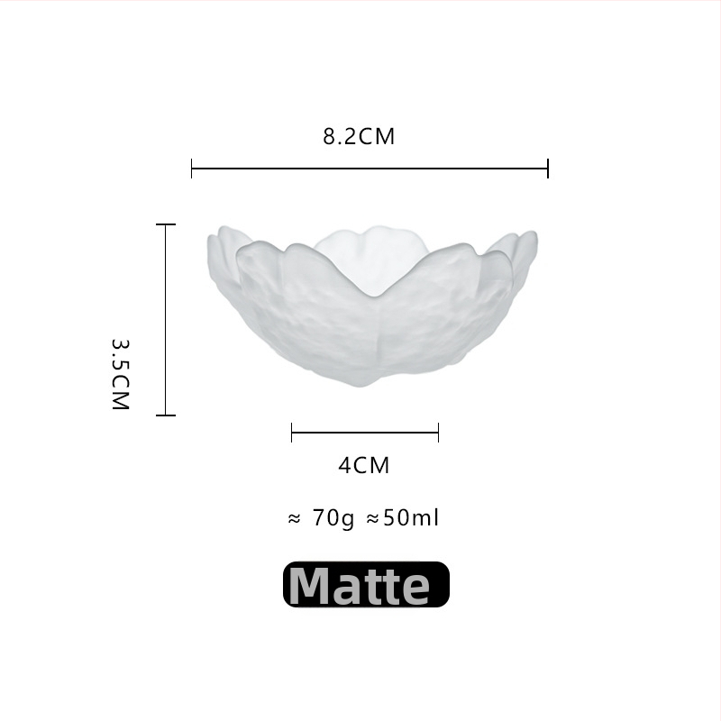Üvegből készült szósztál, szabálytalan forma, kézzel festett felület, testre szabható, új kínai stílus