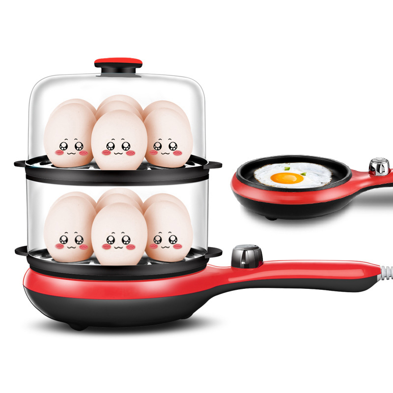 Ατμομάγειρας αυγών με διπλό επίπεδο, με αυτόματη απενεργοποίηση, αντικολλητική επιφάνεια, μοντέλο XB-3108, χωρητικότητα 7+ αυγά, 220V, 50Hz, 350W