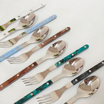 Set pribora za zapadnu kuhinju od nehrđajućeg čelika — marka Shado, za odrasle, visokog kvaliteta, ručno izrađeno