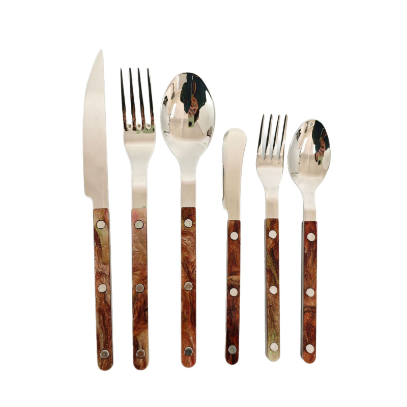 Set pribora za zapadnu kuhinju od nehrđajućeg čelika — marka Shado, za odrasle, visokog kvaliteta, ručno izrađeno