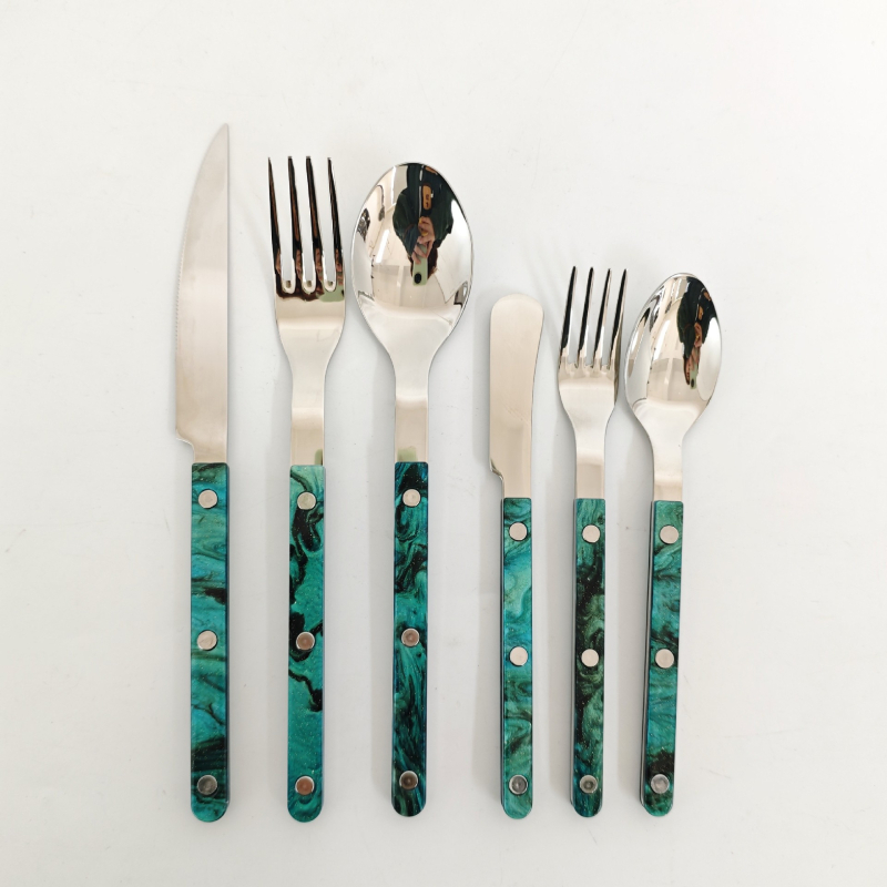 Set pribora za zapadnu kuhinju od nehrđajućeg čelika — marka Shado, za odrasle, visokog kvaliteta, ručno izrađeno