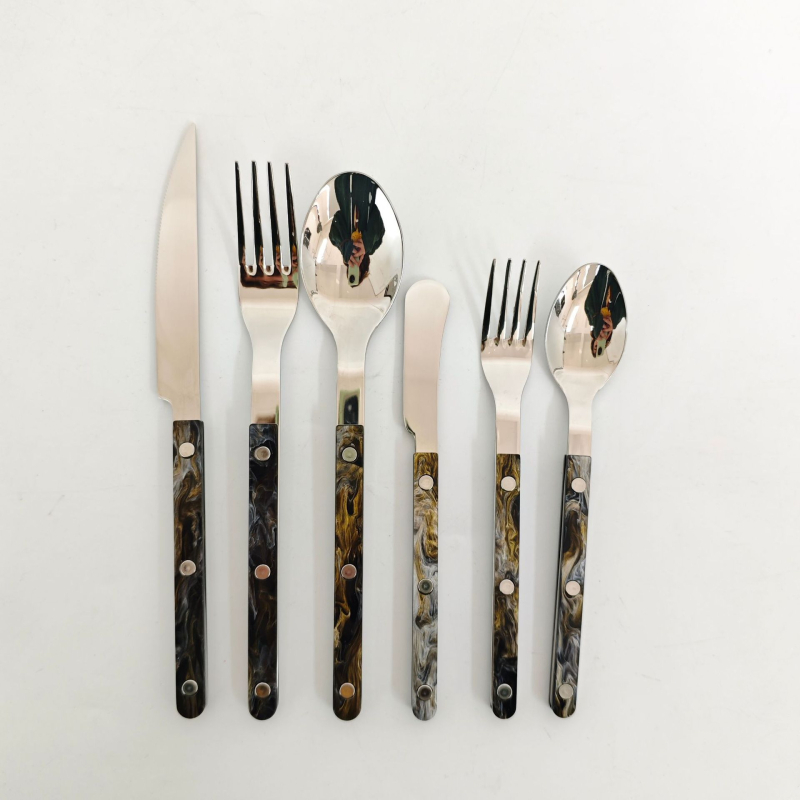 Set pribora za zapadnu kuhinju od nehrđajućeg čelika — marka Shado, za odrasle, visokog kvaliteta, ručno izrađeno