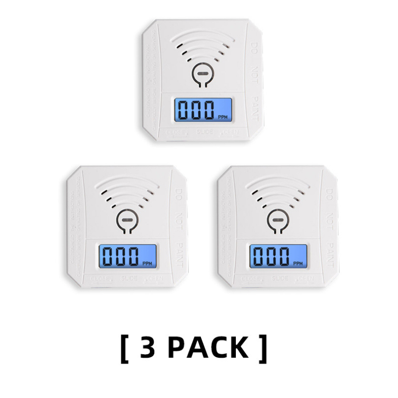 Detector portabil de monoxid de carbon, model WJ-CO997, gamă de măsurare 999 ppm, alimentare cu baterii, marcă Guard