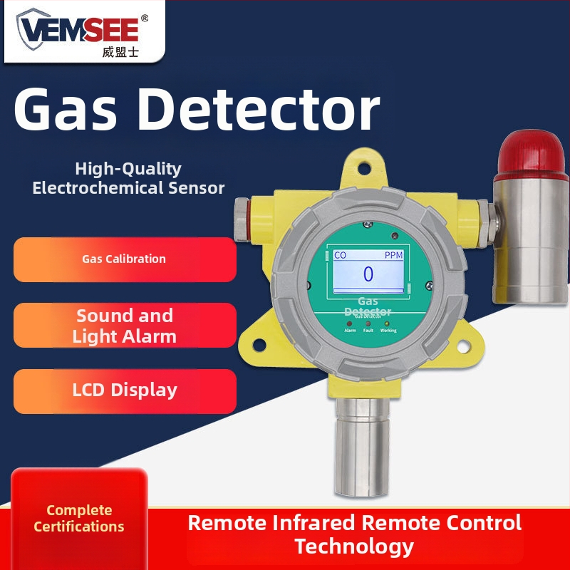 Plynový detektor Weimeng SN-* priemyselnej triedy, DC 10-30V, Kyslík, Amoniak, Oxid uhličitý